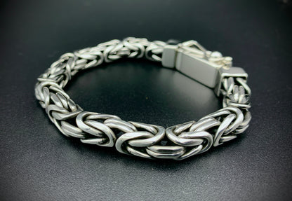 CHUNKY BYZANTINE BRACELET 9MM CUSTOM SIZES!