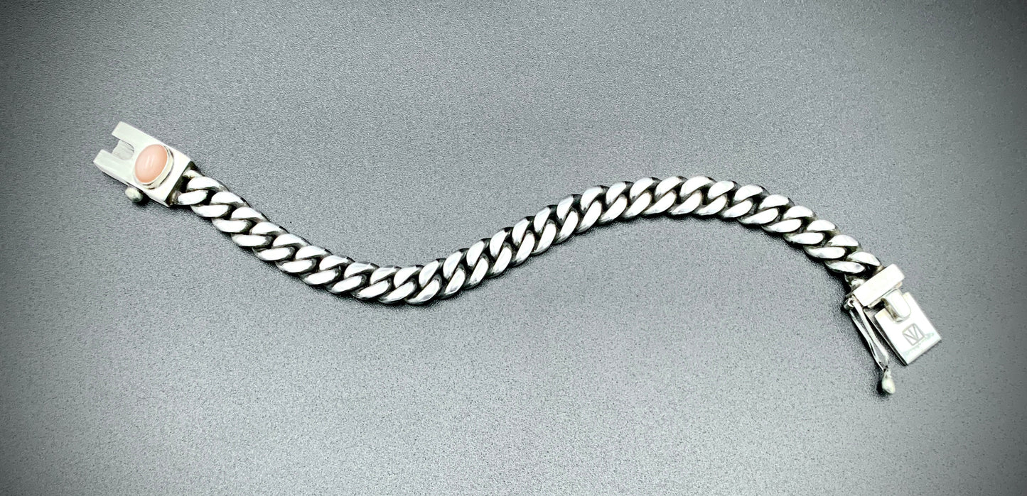 SUNSET MOONCHILD CUBAN LINK BRACELET 9MM - SIZE 8 INCH