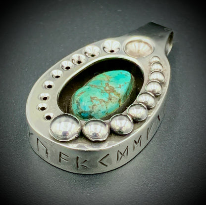 VIKING COWBOY RUNE DREAMER PENDANT