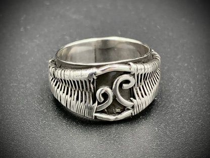 WOVEN WARRIOR RING - SIZE 6