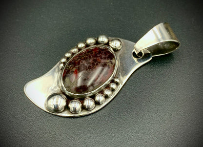 AGATE SPACE COWBOY PENDANT