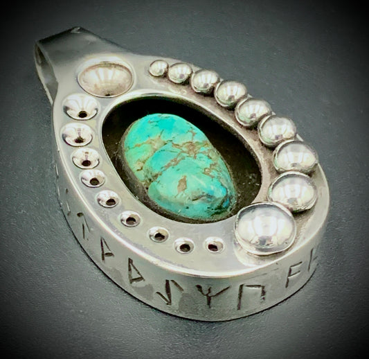 VIKING COWBOY RUNE DREAMER PENDANT