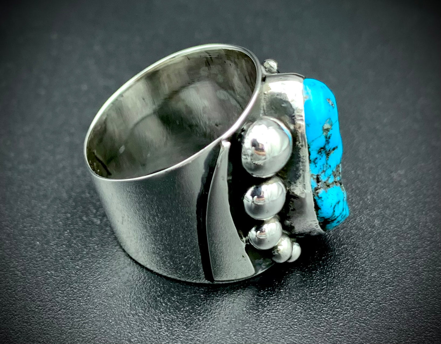 TURQUOISE POWER RING SIZE 7