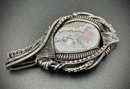 CLOUD WARRIOR WIRE WRAP PENDANT