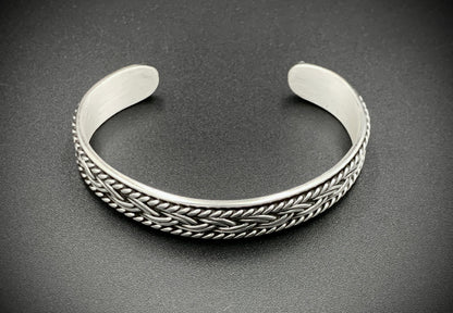 WOVEN PATHS CUFF BRACELET 12MM CUSTOM SIZES!