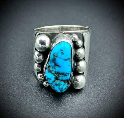 TURQUOISE POWER RING SIZE 7