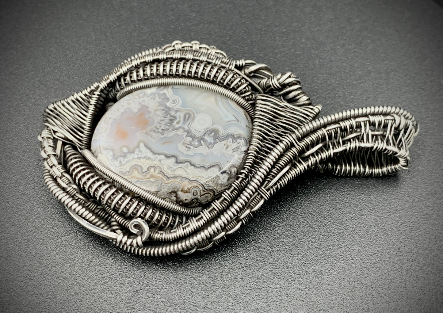 CLOUD WARRIOR WIRE WRAP PENDANT