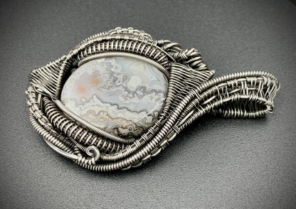 CLOUD WARRIOR WIRE WRAP PENDANT