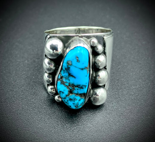 TURQUOISE POWER RING SIZE 7