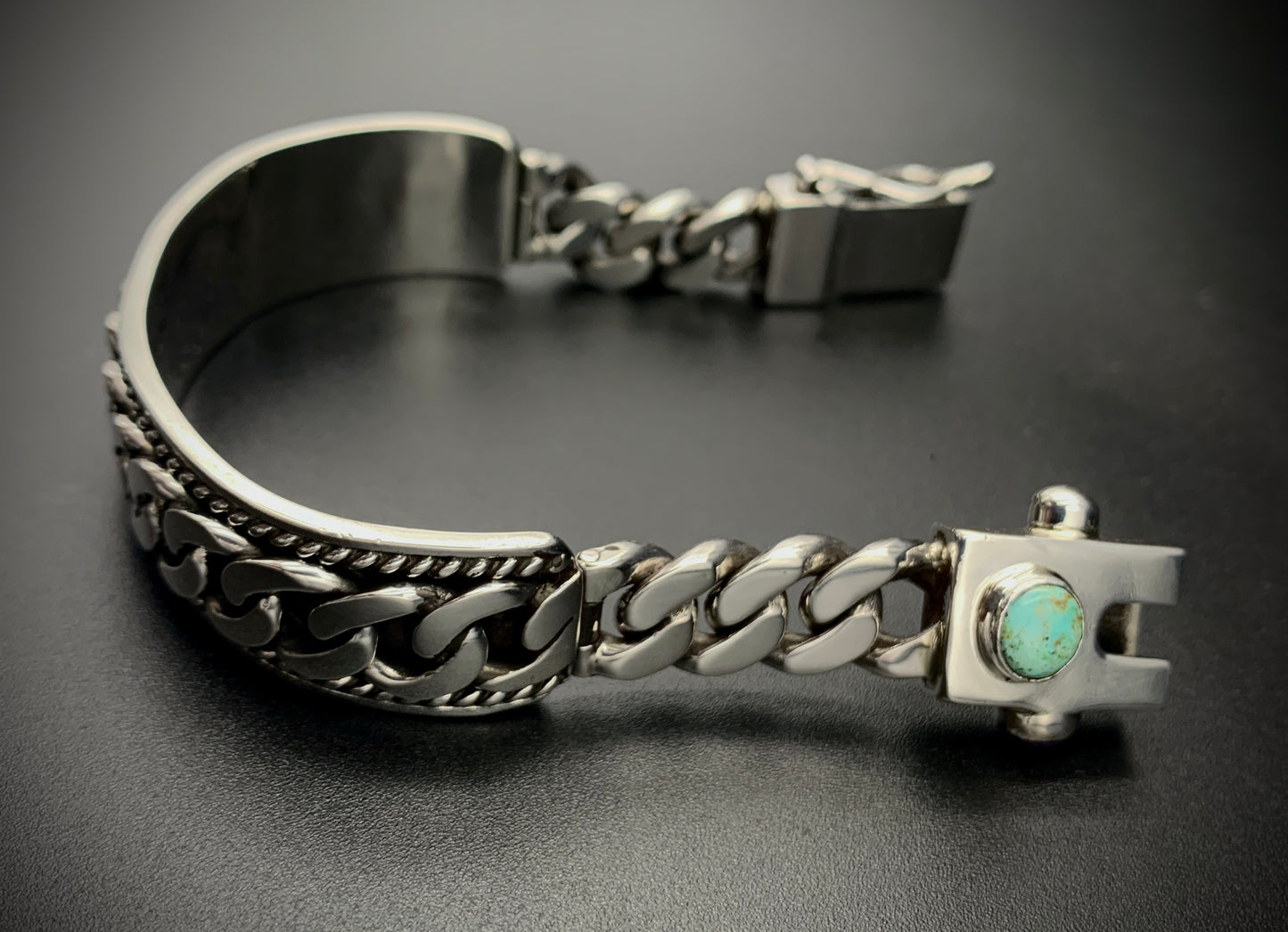 SPIRIT GANGSTER HYBRID CUFF/CHAIN BRACELET - SIZE 8.5 INCH