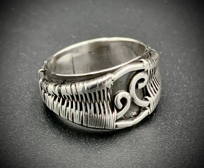 WOVEN WARRIOR RING - SIZE 6
