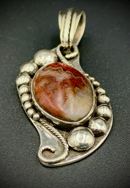 AGATE SPACE COWBOY PENDANT