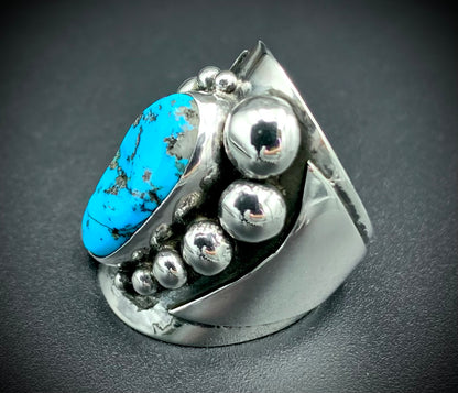 TURQUOISE POWER RING SIZE 6