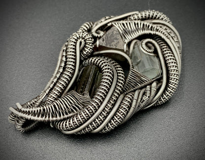 HEART OF THE BUDDHA WIRE WRAP PENDANT