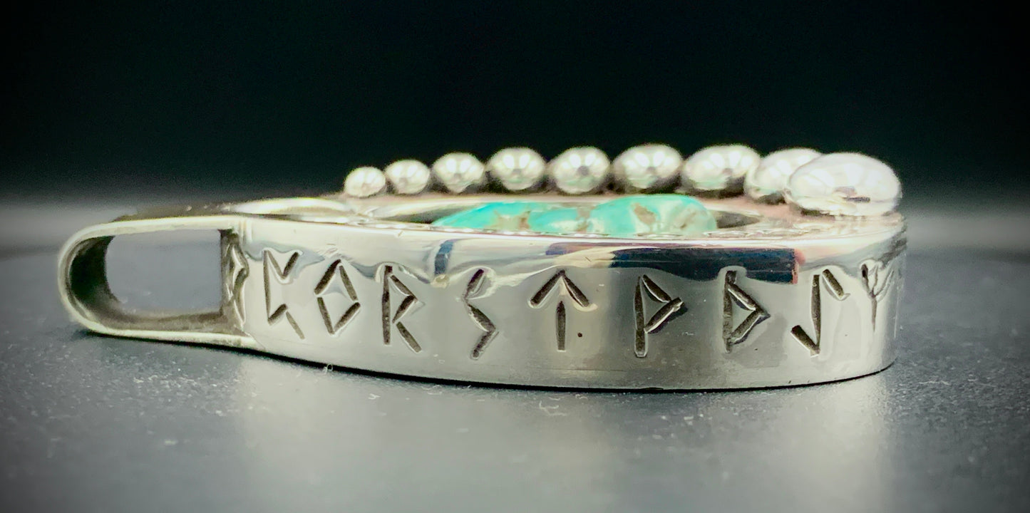 VIKING COWBOY RUNE DREAMER PENDANT