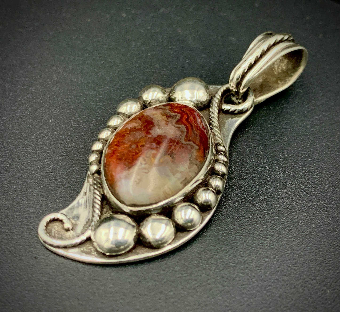 AGATE SPACE COWBOY PENDANT