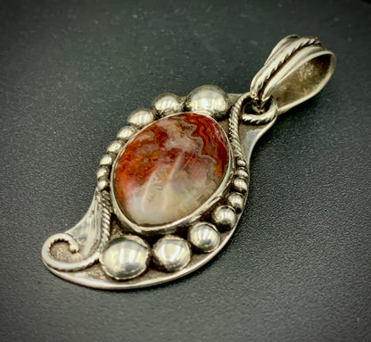 AGATE SPACE COWBOY PENDANT