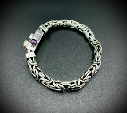 BYZANTINE CHAIN BRACELET 6MM CUSTOM SIZES!