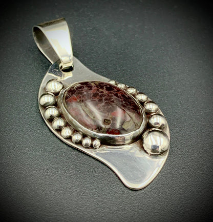 AGATE SPACE COWBOY PENDANT