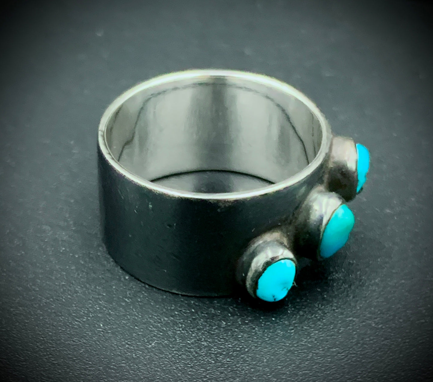 TURQUOISE STARRY NIGHT RING - SIZE 9