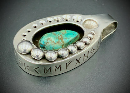 VIKING COWBOY RUNE DREAMER PENDANT