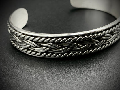 WOVEN PATHS CUFF BRACELET 12MM CUSTOM SIZES!
