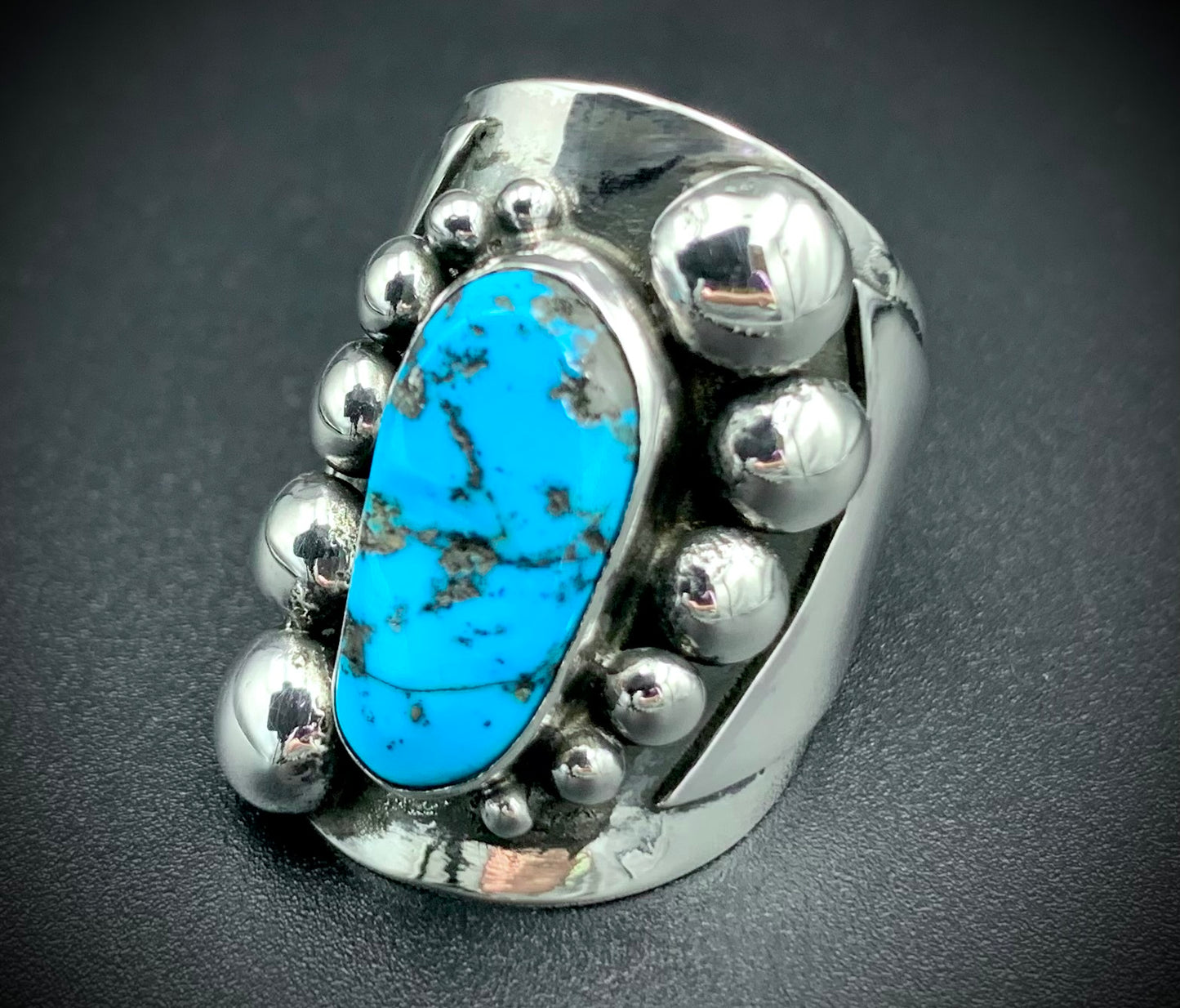 TURQUOISE POWER RING SIZE 6