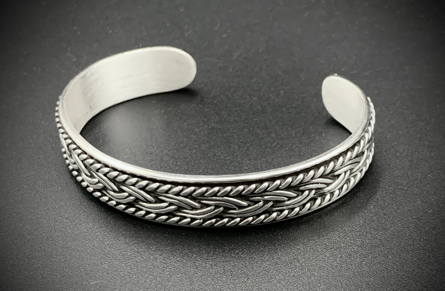 WOVEN PATHS CUFF BRACELET 12MM CUSTOM SIZES!
