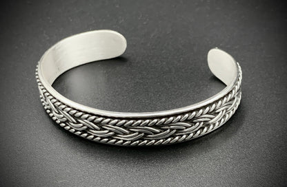 WOVEN PATHS CUFF BRACELET 12MM CUSTOM SIZES!