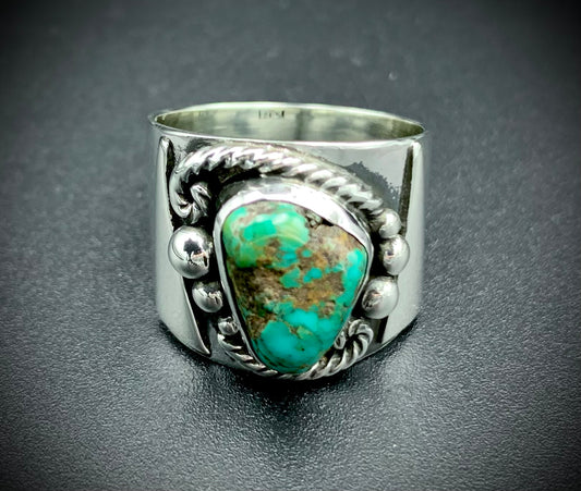 TURQUOISE POWER RING SIZE 9