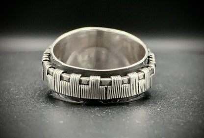 WOVEN WARRIOR RING - SIZE 6