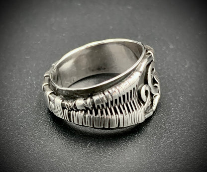 WOVEN WARRIOR RING - SIZE 6