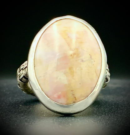 PINK OPAL RING - SIZE 8