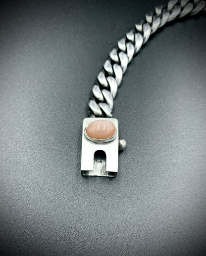 SUNSET MOONCHILD CUBAN LINK BRACELET 9MM - SIZE 8 INCH