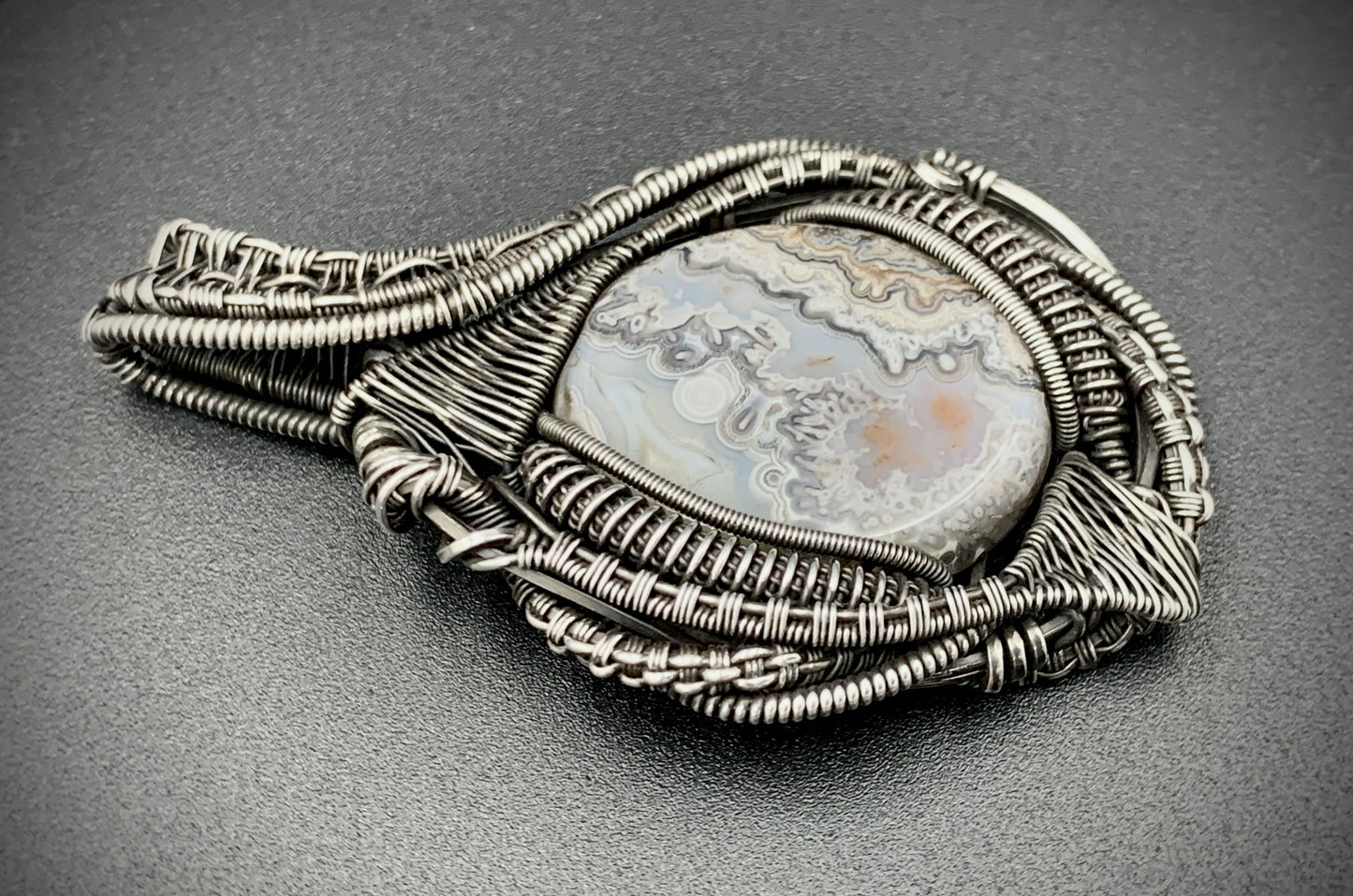 CLOUD WARRIOR WIRE WRAP PENDANT