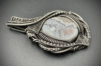 CLOUD WARRIOR WIRE WRAP PENDANT
