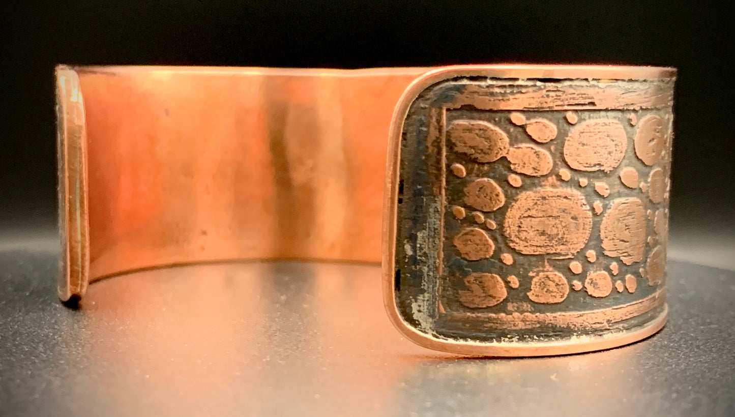 EYE OF HORUS COPPER CUFF BRACELET
