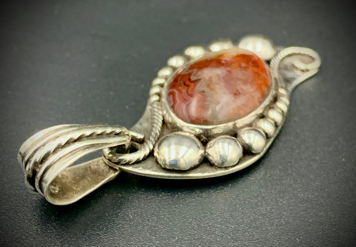 AGATE SPACE COWBOY PENDANT