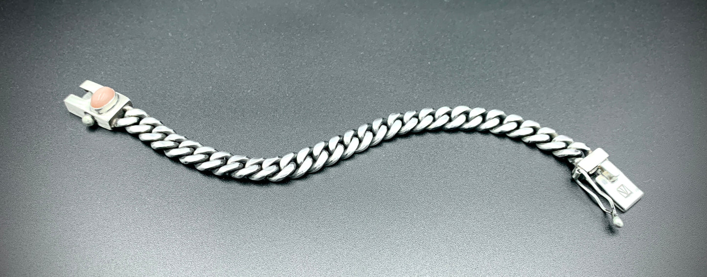 SUNSET MOONCHILD CUBAN LINK BRACELET 9MM - SIZE 8 INCH