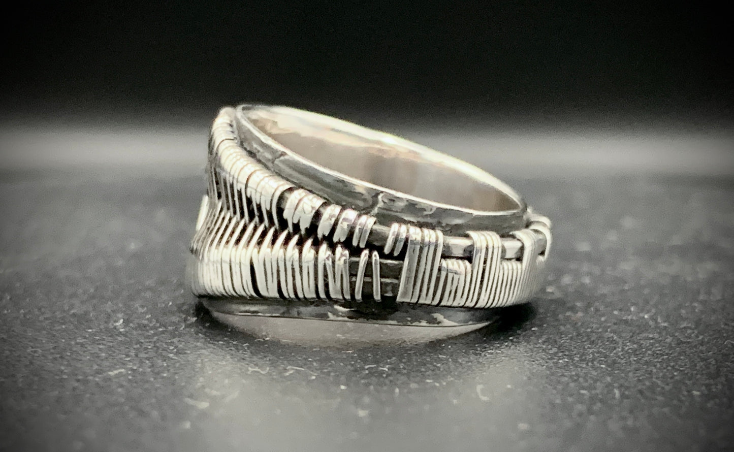 WOVEN WARRIOR RING - SIZE 6
