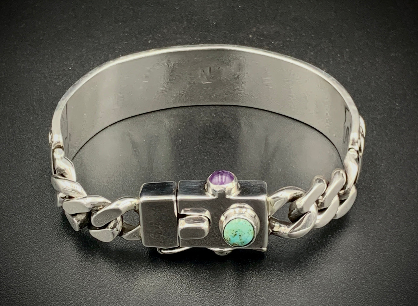 SPIRIT GANGSTER HYBRID CUFF/CHAIN BRACELET - SIZE 8.5 INCH