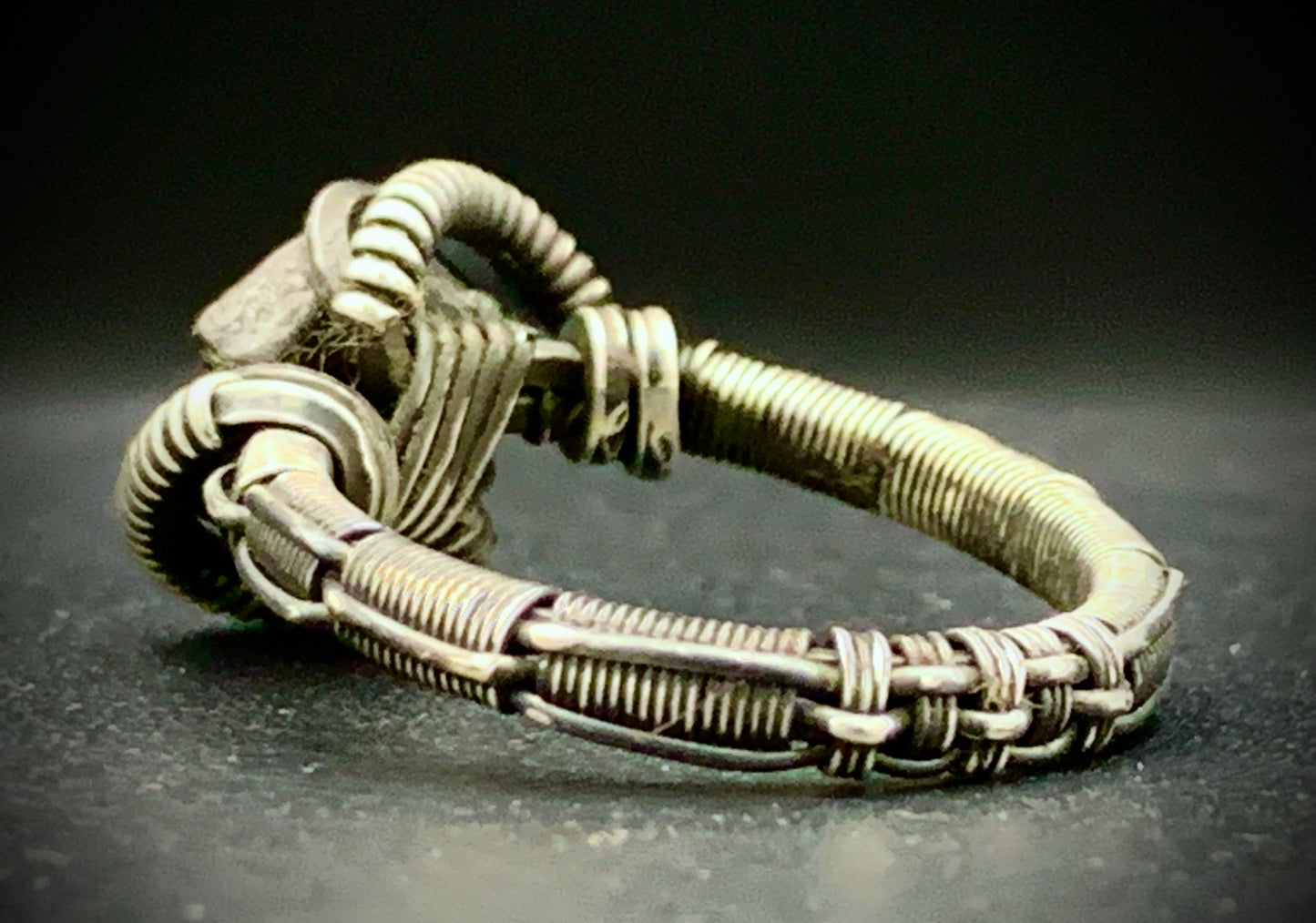 RUBY WIRE WRAP RING - SIZE 7