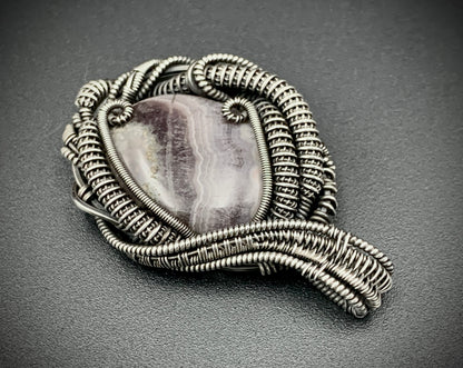 COSMIC EGG WIRE WRAP PENDANT