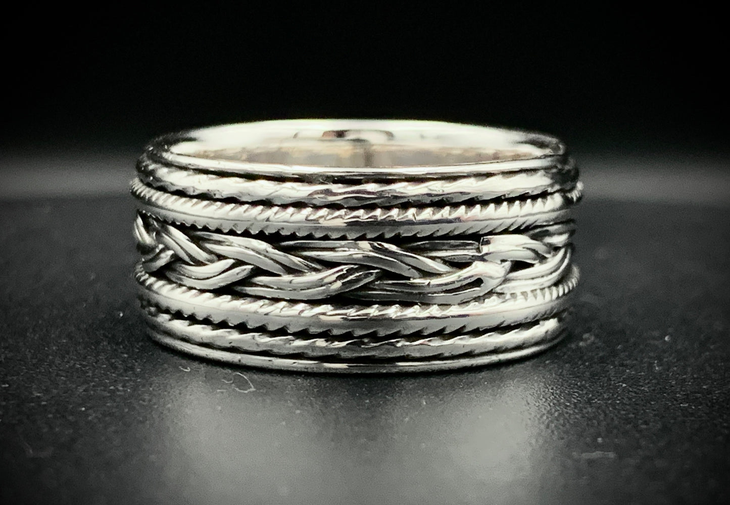 WOVEN PATHS RING - SIZE 11