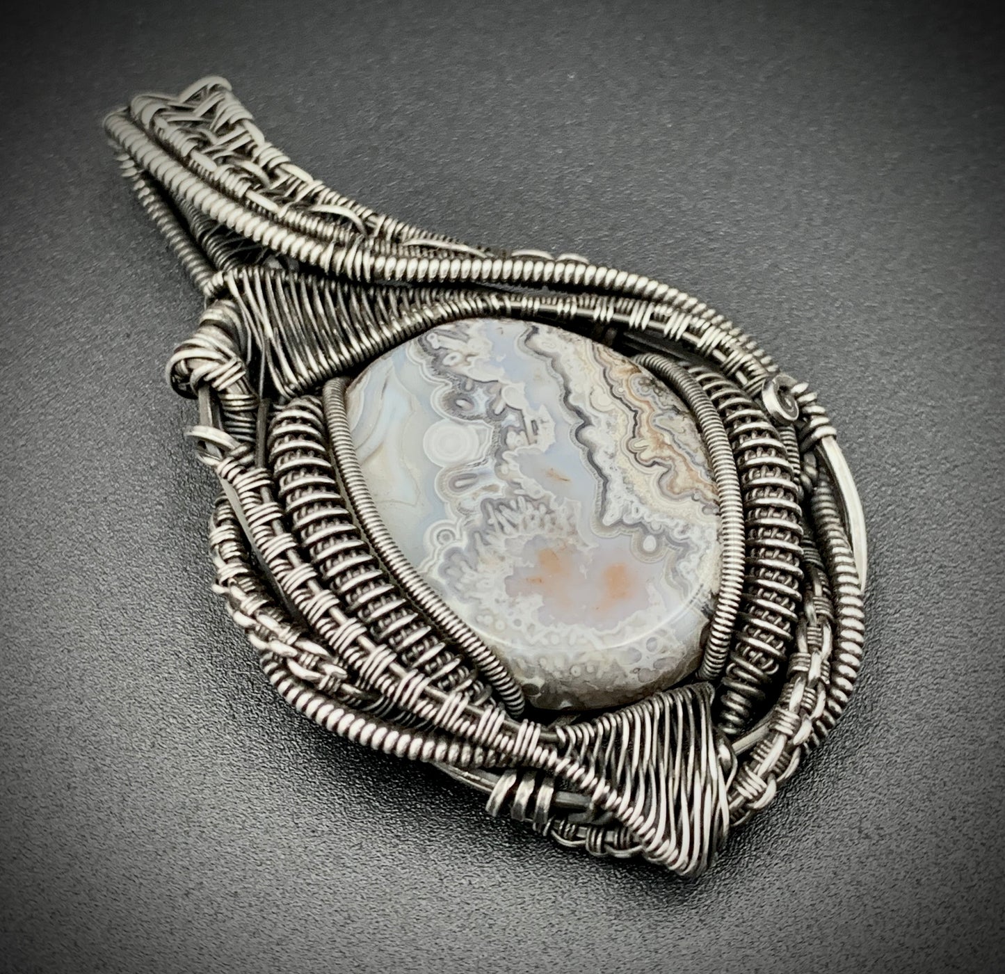 CLOUD WARRIOR WIRE WRAP PENDANT