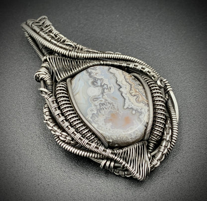 CLOUD WARRIOR WIRE WRAP PENDANT