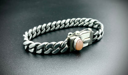 SUNSET MOONCHILD CUBAN LINK BRACELET 9MM - SIZE 8 INCH