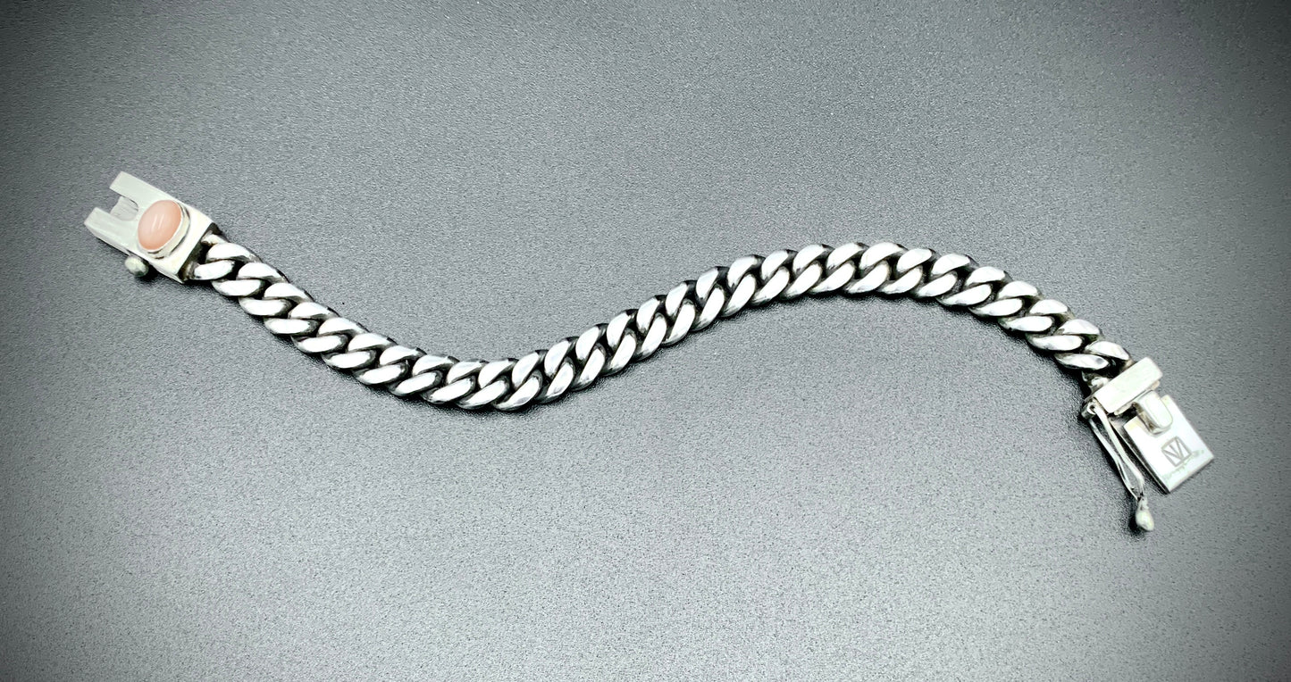 SUNSET MOONCHILD CUBAN LINK BRACELET 9MM - SIZE 8 INCH