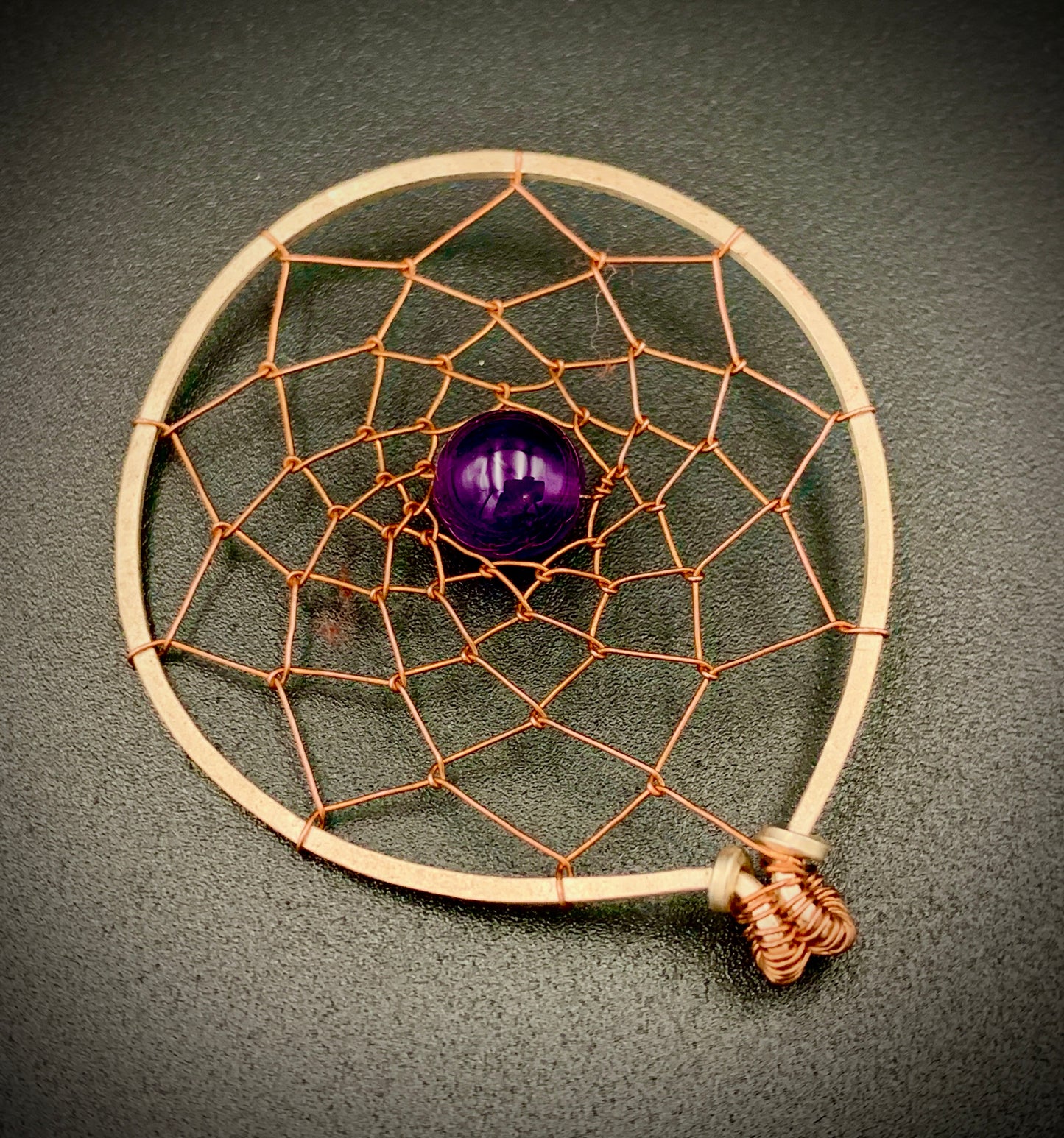 AMETHYST DREAM WEAVER PENDANT