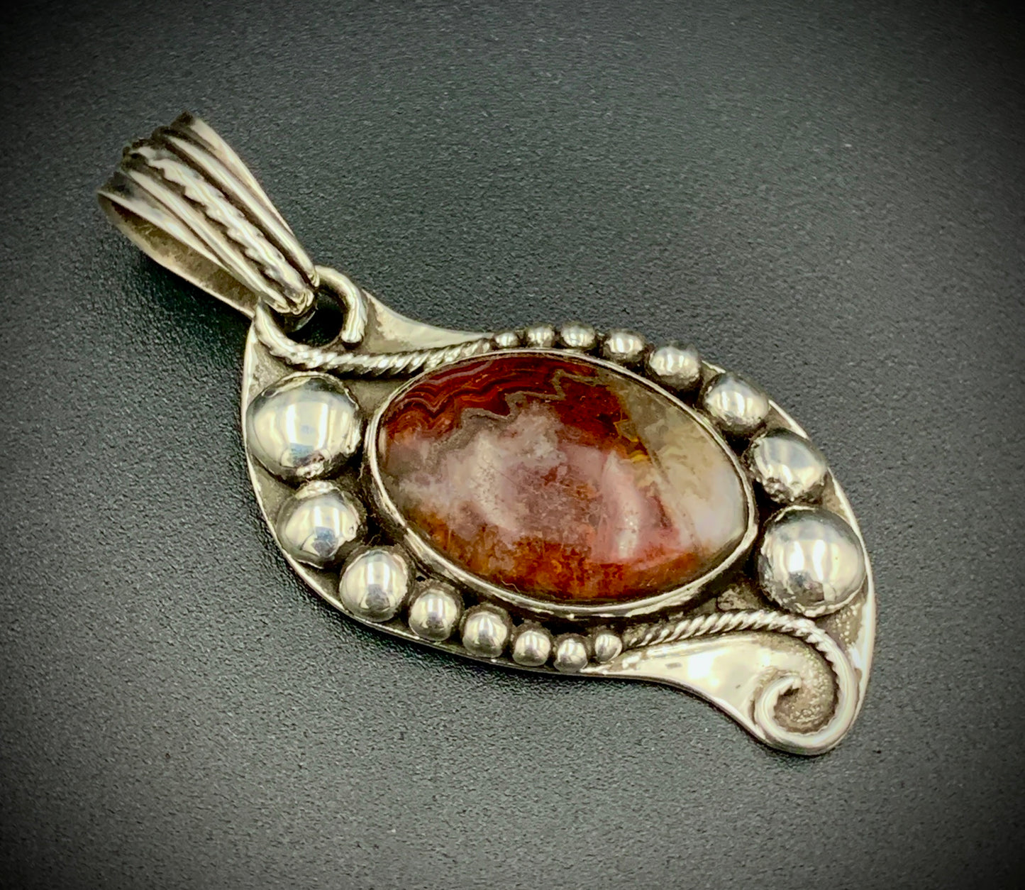 AGATE SPACE COWBOY PENDANT
